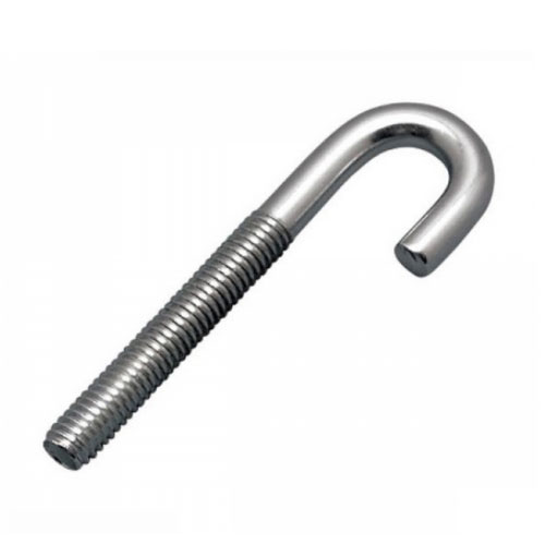 Boulon d'ancrage en J en acier au carbone