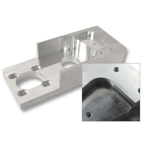 Boîtier en aluminium pour tour CNC