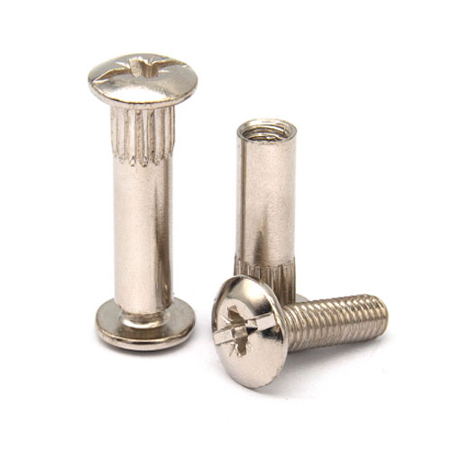 Paire d'écrous de rivets de verrouillage mâles et femelles