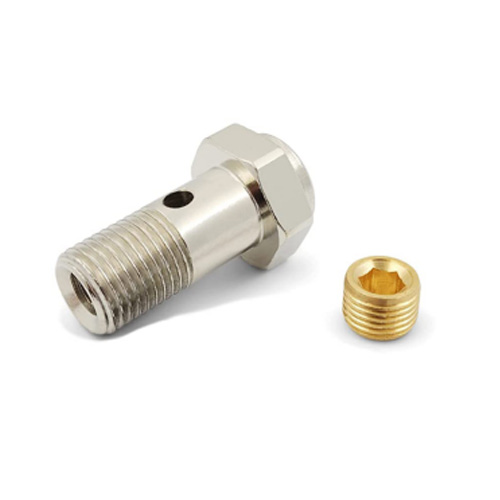 Adaptateur de raccord de frein à boulons banjo en acier inoxydable